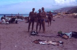 Någonstans i Venezuela med MB 2 till strand och bad.